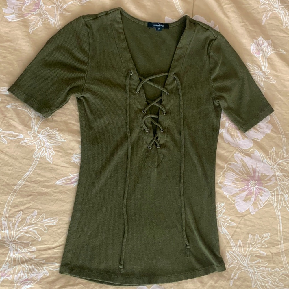 Army green top